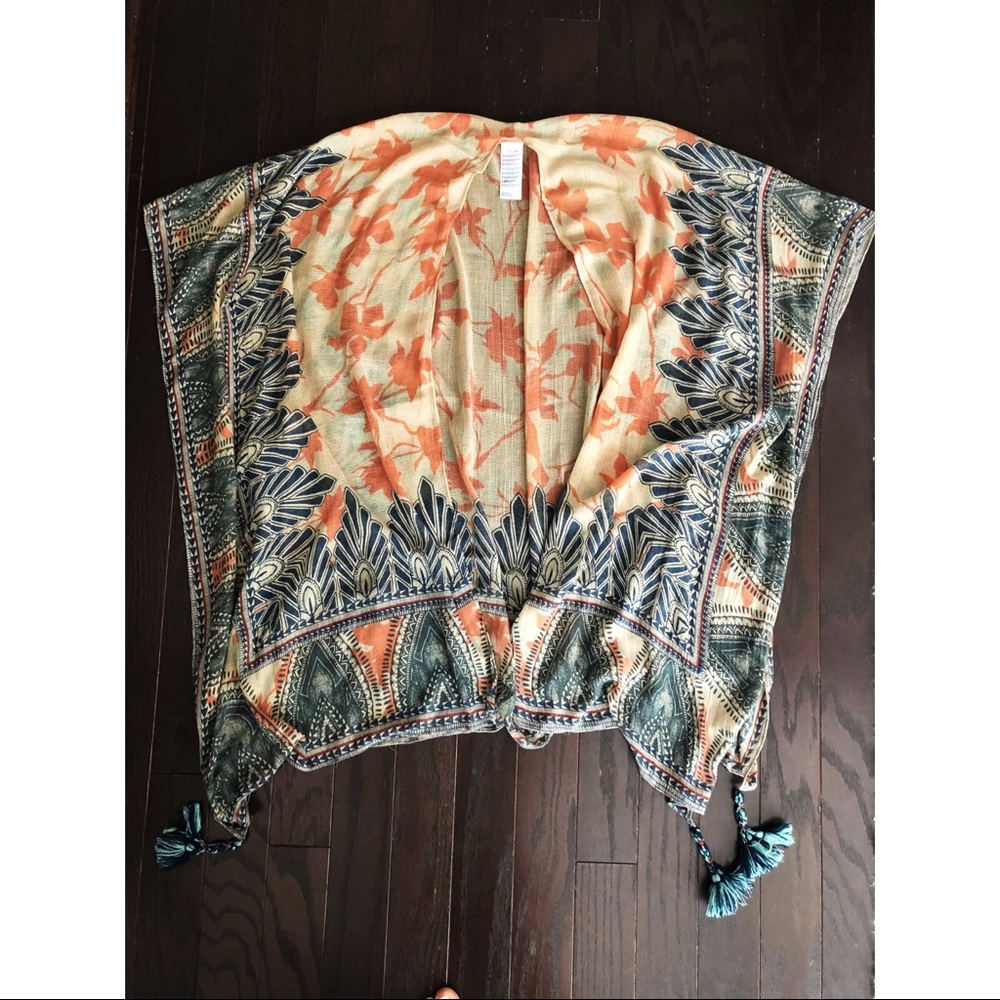 Anthropologie Long Kimono